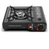 ZISIZ Outdoor Portable Gas Stove with Grill Pan