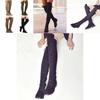 Luxurious Womens Lace Up Low Heel Thigh High Over The Knee Stretch Riding Boots Shoes