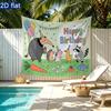 Party Backdrop Flat Banners Hedgehog Animals Celebrations Wedding Enthusiasts Photo Booth Decor Front Door Decor
