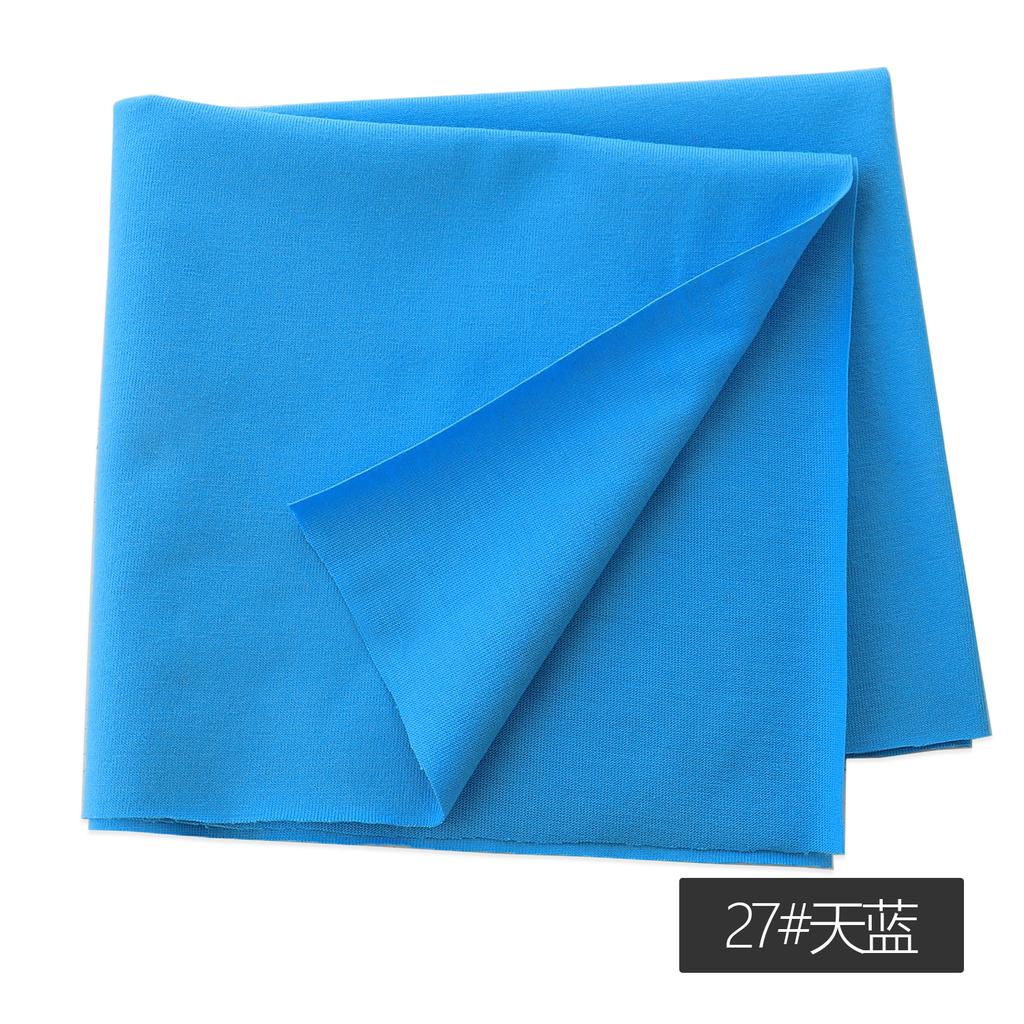 All Cotton Plain Knit Fabric Summer Baby Short Sleeved Thin Jersey Jacket Inner Lining Home Dress DIY Fashionable Sewing Cloth