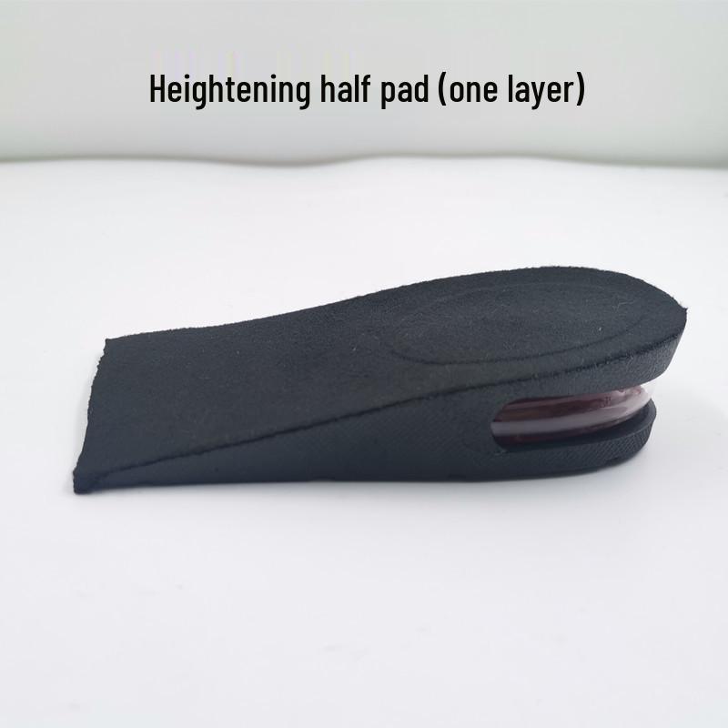 Height Boosting Sports Insoles: Shock-Absorbing, Invisible Air Cushion with Three-Layer, Four-Layer, and Half Pad Options for Men and Women