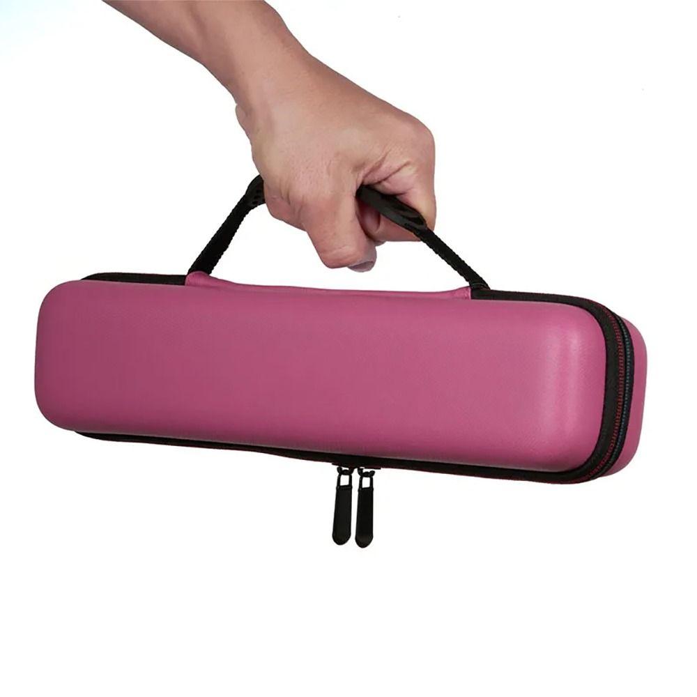 1Pcs Black Pink Hair Straightener Case  For Hair Flat Iron Straightener Curler