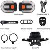Luz Trasera Impermeable para Bicicleta Control Remoto Intermitentes 5 Modelos Carga para Bicicletas de Montaña Scooters