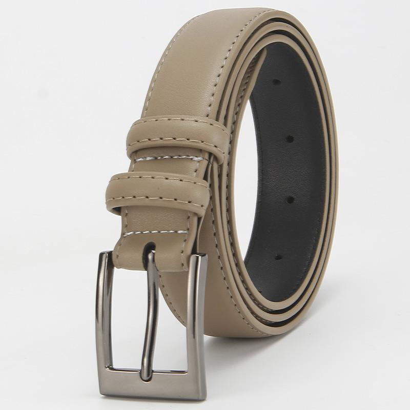 

Женский ремень из натуральной кожи, ремень из коровьей кожи, женский универсальный декоративный ремень, деловой, повседневный, простой, модный ремень