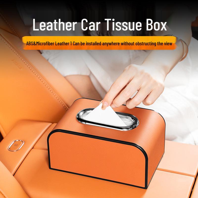 Nezha Car Tissue Box: Armrest & Seat Back Pull-Out Tissue Holder