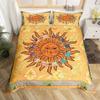 Sun And Moon Duvet Cover Set King Size Purple Liac Dream Catcher Star Bedding Set For Kids Children 2/3pcs Bohemia Quilt Cover
