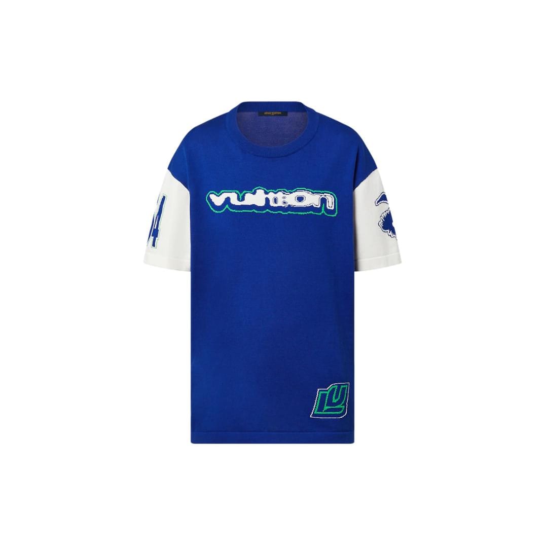 Louis Vuitton 2010s Intarsia crew-neck T-shirt