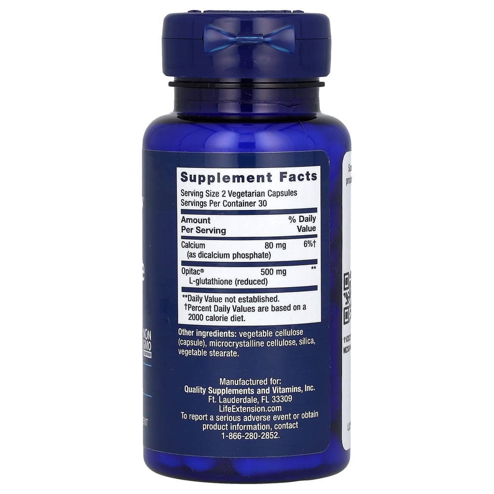 Life Extension Glutathione Veggie Capsules, 60 Count
