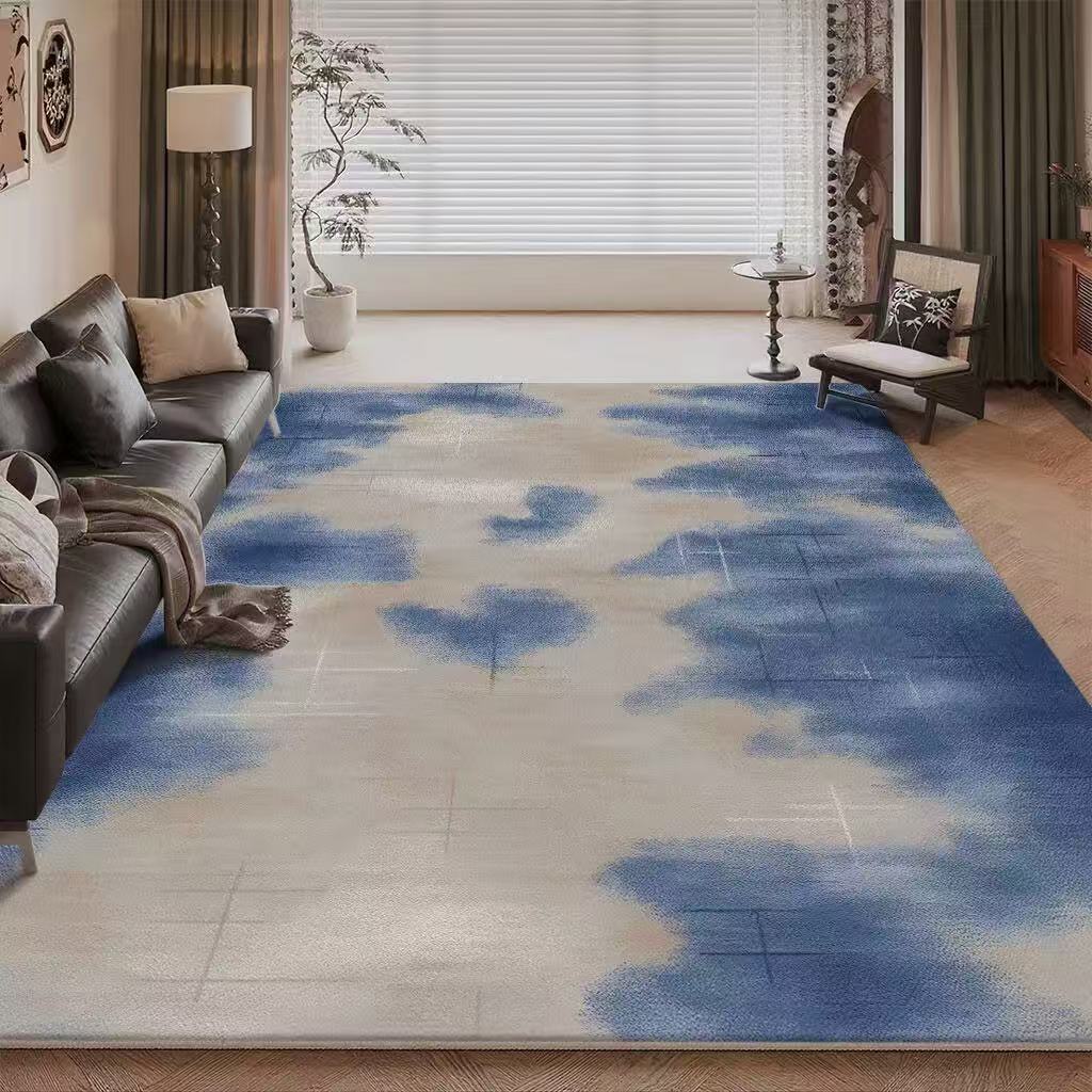 Living Room Carpet Sofa Coffee Table Decorative Carpet Dirt Resistant and Easy To Maintain Large Area Carpet