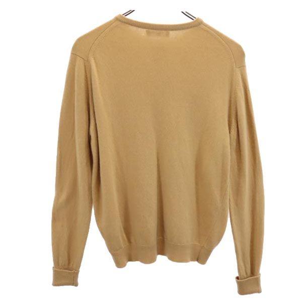 CELINE Made in Scotland 100% cashmere Long sleeve knit cardigan beige Women Used