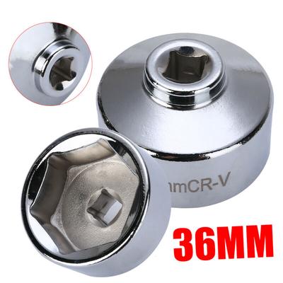 Water /& Wood 80mm Inner Dia Oil Filter Cap Cup Wrench 15 Flutes Silver Tone for Car with Car Cleaning Cloth