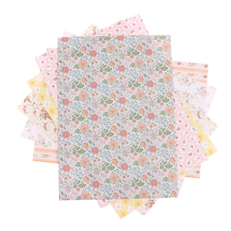 1:12 Dollhouse Sticker Miniature Colorful Wallpaper Background Diy Accessories