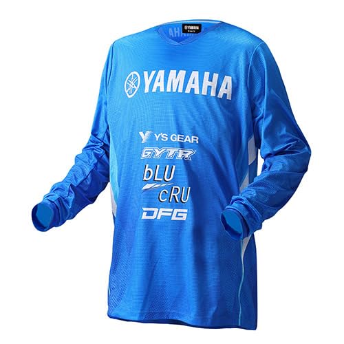 

Yamaha Motor Co., Ltd. Off-Road Riding Jersey MY1001 Blue, Size M, Q9D-DFR-Y00-00M