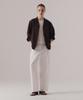 Sillen Structure Cotton Chino Pants (White)