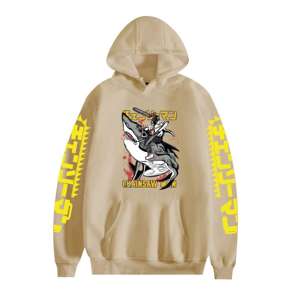 Chainsaw Man Anime Hoodie Chainsaw Man Hoodie Streetwear Hooded Sweatshirt Men Women Cosplay Sports