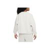 Nike Sportswear Solid Logo Ribbed Crewneck Loose Fit Sweatshirt Kids Sweatshirt White FN8652072