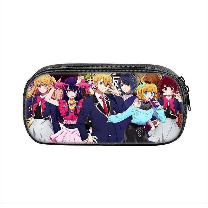 Oshi No Ko Kids Pencil Case With Large Capacity For School Storage And Stationery Organization