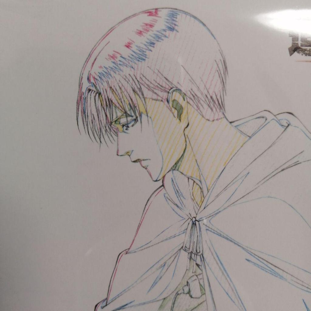 [USED] Attack On Titan Card WIT STUDIO Levi