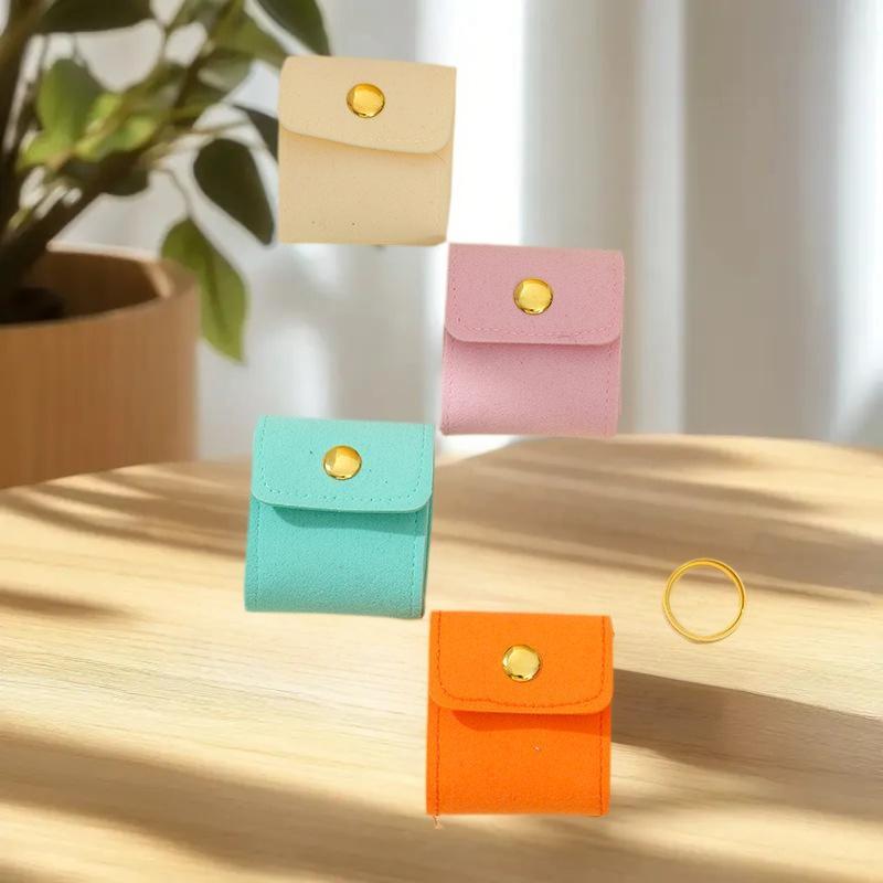 Portable Mini Jewelry Organizer Bag With Multiple Compartments For Rings Necklaces Earrings Travel Storage Bag