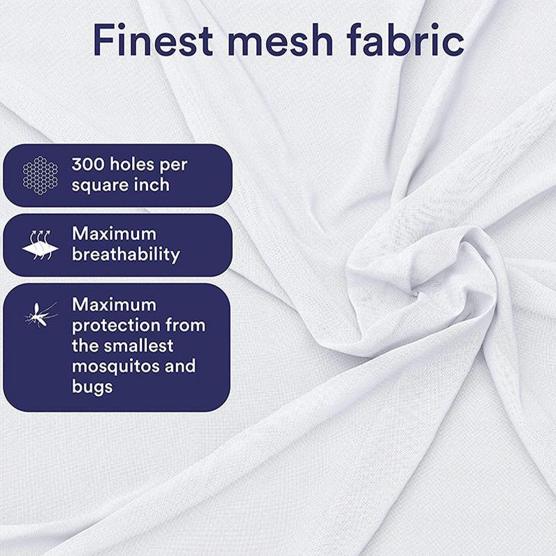 Summer Polyester Mesh Fabric Home Bedroom Hanging Decor For Double Bed Hung Dome Mosquito Net Baby Adults Summer Elegant