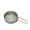 Portable Outdoor Camping Cookware 1L Stainless Steel Cooking Kettle Camping Pot Set Backpacking Pot Picnic