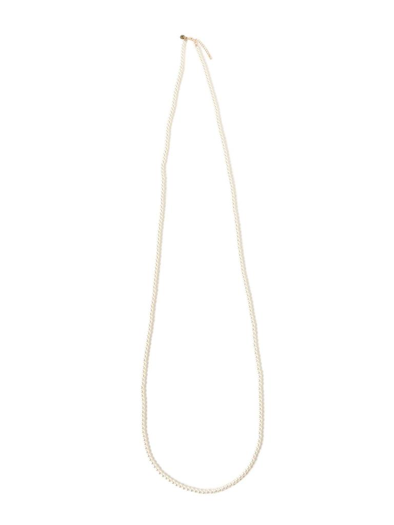 Beams Boy Resin Pearl Long Necklace, Women's, White 2, One Size