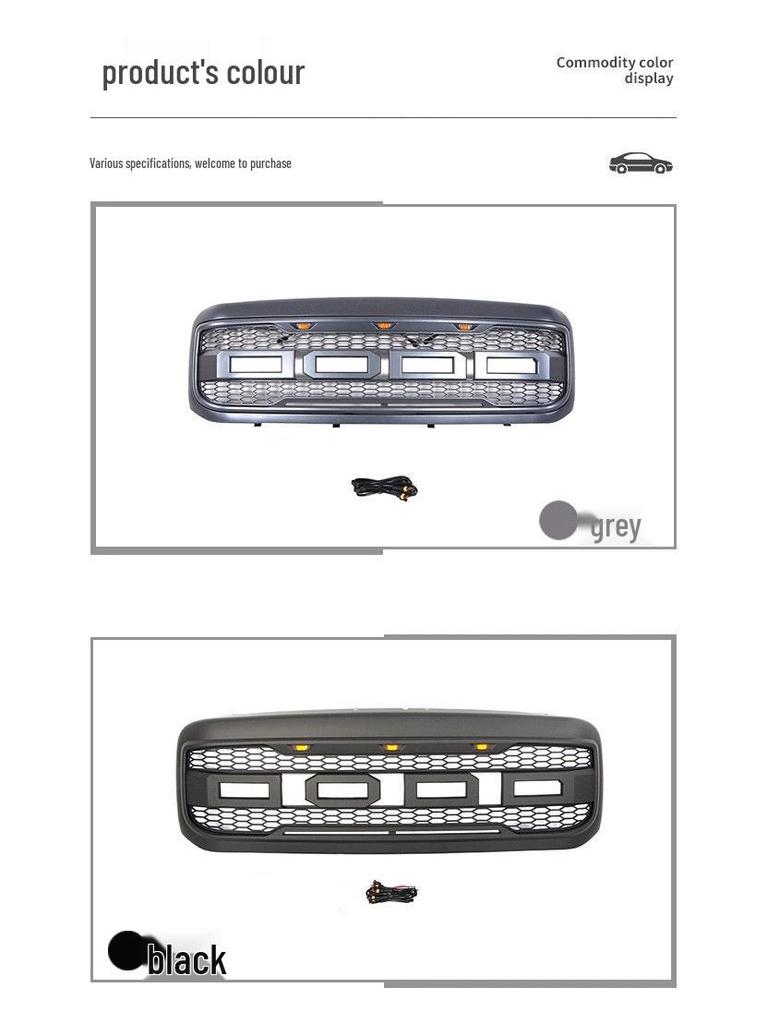 Ford F250 Grille & Bumper Face Modification (1999-2004) - Export Model