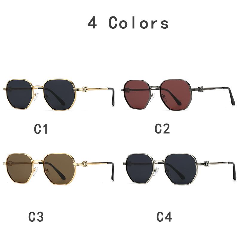 Fashion Brand Luxury Designer Sunglasses Men Women Leopard Vintage Trendy Elegant Shades Glasses Outdoor Punk Sunglasses
