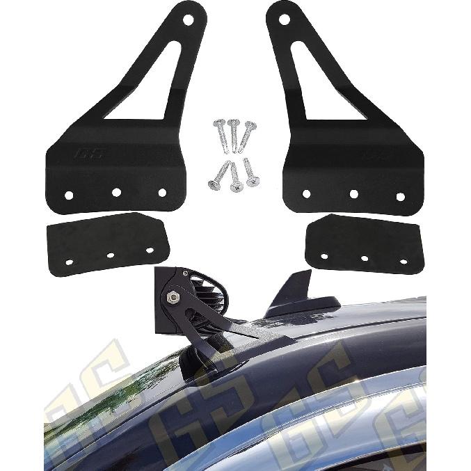 GS Power LED Light Bar Brackets (Choices of 50 | 52 | 54”) Mount Offroad Lightbar At Upper Windshield. Compatible with 2007-2013 Chevy Chevrolet