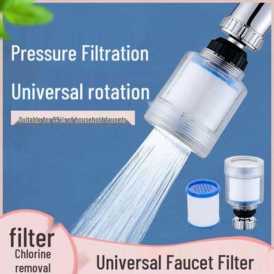 Purificatore d'Acqua per Rubinetto Universale Anti-Schizzi & Booster per Cucina