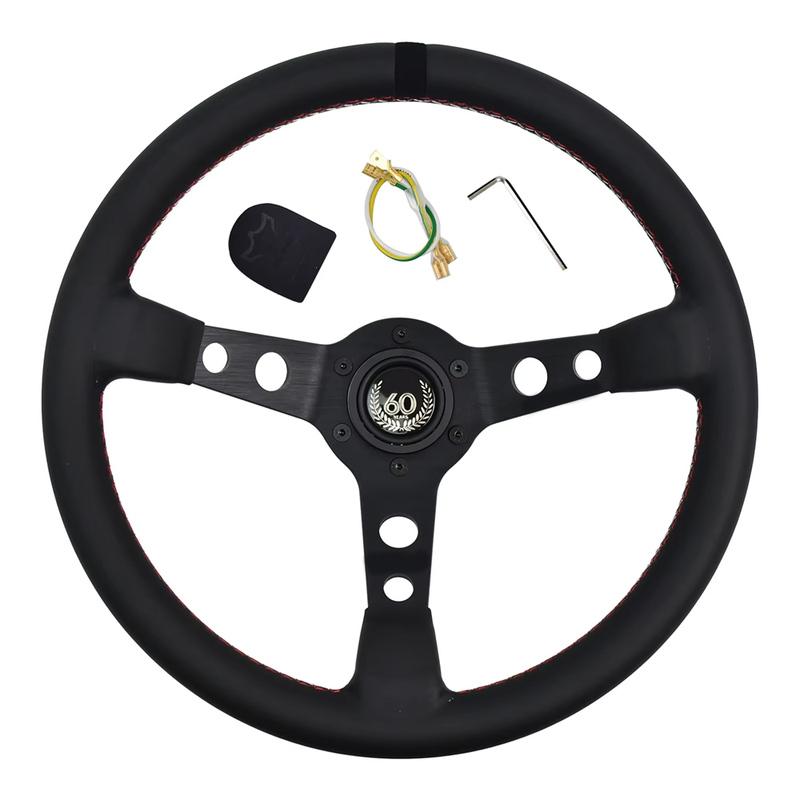 Italy Style 14 inch 60th Anniversary Steering Wheel MOD. 07 ANNIVERSARIO Sports Steering Wheel For Drift Simulation Game