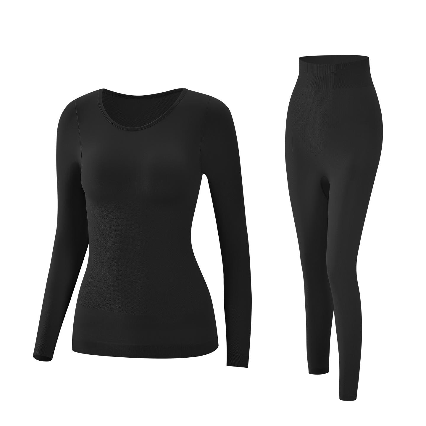 

Жіночий однотонний зігрівальний комплект термобілизни, що моделює фігуру - Базовий шар для осені 2XL (77.5-90 kg)