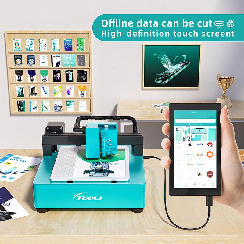 Mini Portable Intelligent Film Cutter New Design Auto Hydrogel Screen Protector Cutting Machine for Mobile Phones