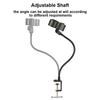 Microphone Bracket Flexible Bracket Adjustable Shaft Support Clamp On Desktop Microphone Stand Live Support Desktop
