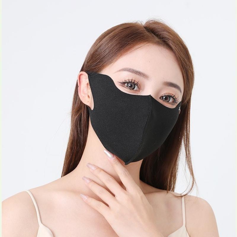Women Men Ice Silk Sunscreen Mask Summer UV Protection Cycling Face Cover Breathable Washable Outdoor Sport Scarf Bandana