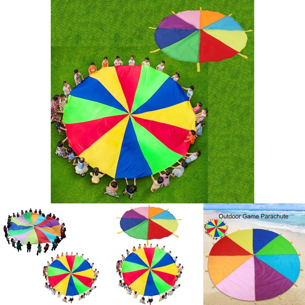 Guarda-chuva Arco-íris de Alta Qualidade Para Jardim de Infância Melhora o Treino Sensorial e o Desenvolvimento Cognitivo