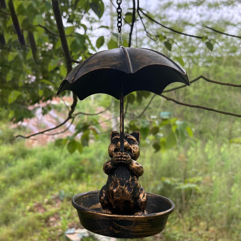 Bird Feeder Food Tray Garden Decor Craetive Animal Shape Water Feeding Birds Station