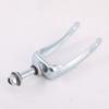 Metal Wheel Fork Wheelchair Front Fork Aluminium Alloy Simple Installation Sensitive Shock Absorption for 6/7in Wheelchair Tires