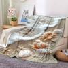 Seashore Flannel Blanket Throw Blanket Soft Warm Sofa Bed Camping home Decor Unique Christmas Gift C926448