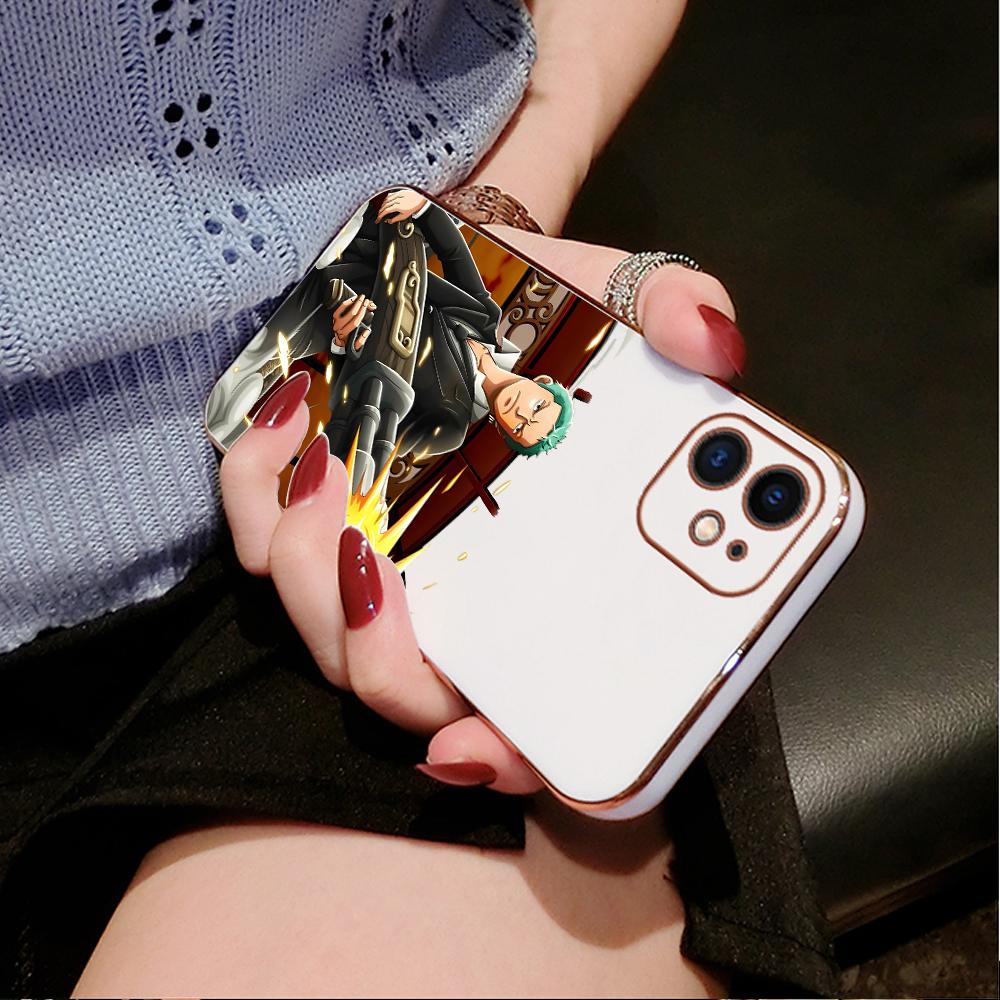 Interesting Roronoa Zoro Case for iPhone 11 12 13 14 15 Pro Max Phone Cover for Samsung Galaxy A51 A12 A32 A52 Xiaomi Redmi 10 10C Casing