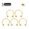 5Pcs Implant Grade F136 Titanium Gothic Spike Labret Tragus Helix Bar Lip Bar Rings Stud Cartilage Ear Piercings Body Jewelry