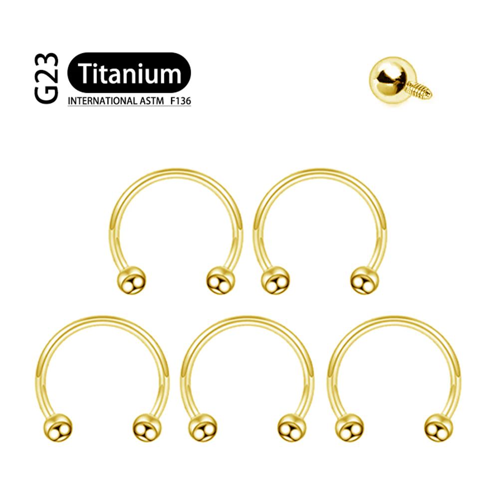 5Pcs Implant Grade F136 Titanium Gothic Spike Labret Tragus Helix Bar Lip Bar Rings Stud Cartilage Ear Piercings Body Jewelry