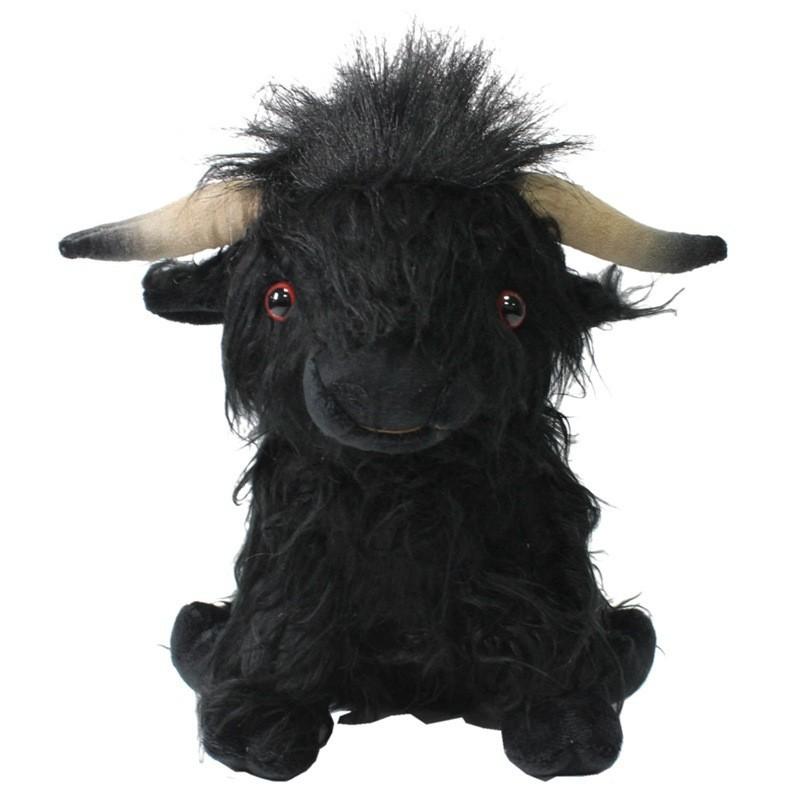 Simulation Highland Cow Animal Plush Doll Gentle Stuffed Highland Cow Cattlle Plush Toy Plushie Present designed for Children Boys Girls