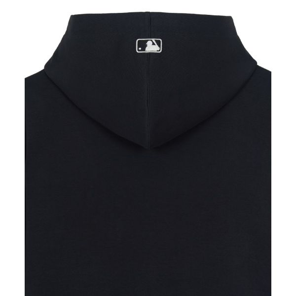 MLB New York Yankees FW/AW26 Pullover Hoodie Basic Solid Color Small Logo Stretch Soft Sweatshirt Unisex hoodies 3AHDB0164-50BKS