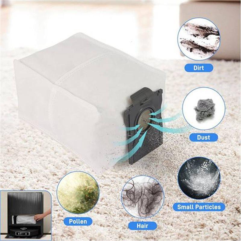 YCOC-For Dreame X40 Ultra/X30 Ultra/L40 Ultra/L10s Pro Ultra/L10s Ultra Gen2 Dust Bags- 24PCS Vacuum Cleaner Spare Replacement P