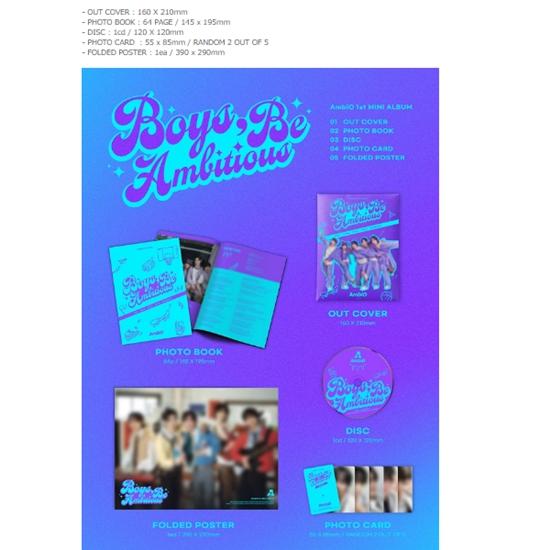 AmbiO 1st Mini Album - Boys Be Ambitious
