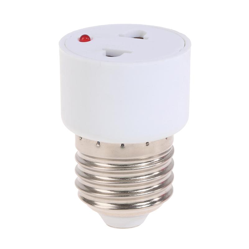 Practic 220V E27 Abs Alb Accesorii Conector Adaptor pentru bază de bec cu șurub