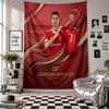 Cristiano Ronaldo Nástěnná tapiserie Domácí dekorace Závěsná látka na zeď pro ložnici Obývací pokoj Pozadí