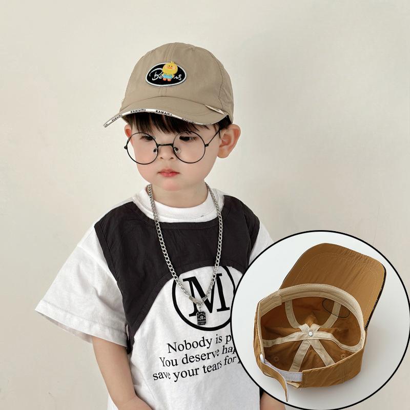 Children's Outdoor Sports Breathable Baseball Cap Summer Thin Quick Drying Girls Sun Protection Baseball Cap Baby Boy Sun Hat
