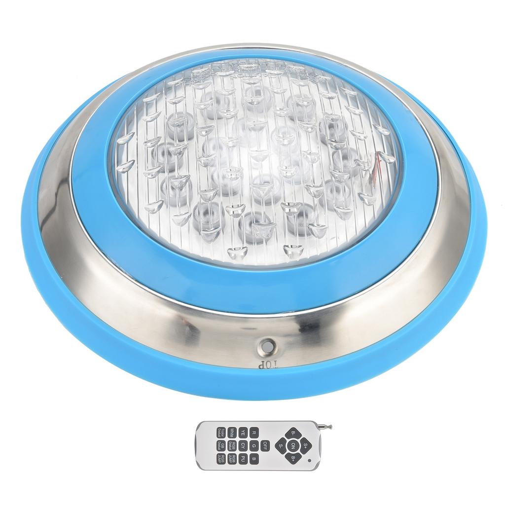 LED Simming Pool Light Underwater Light AC12V RGB HighPower 18Key Remote Control Submersible